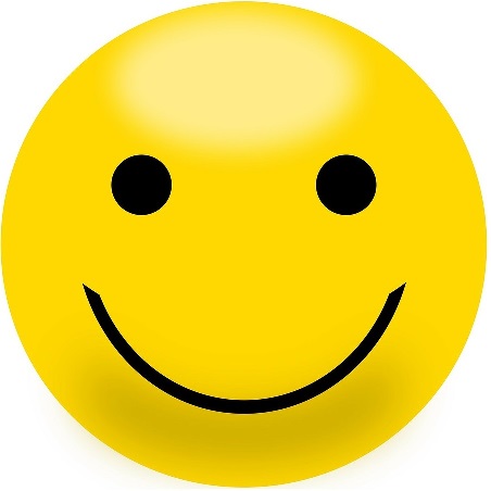 smiley heureux